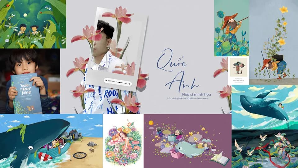 Quốc Anh - Họa sĩ minh họa của những đầu sách thiếu nhi best-seller