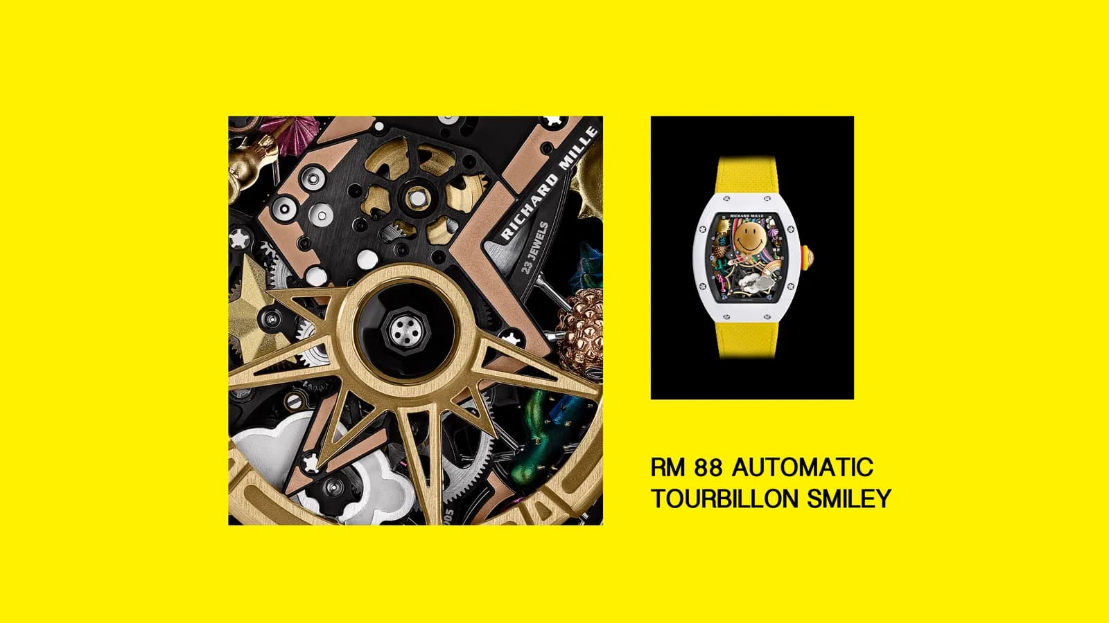Richard Mille ra mắt siêu phẩm RM 88 Automatic Tourbillon Smiley phiên bản giới hạn 50 chiếc