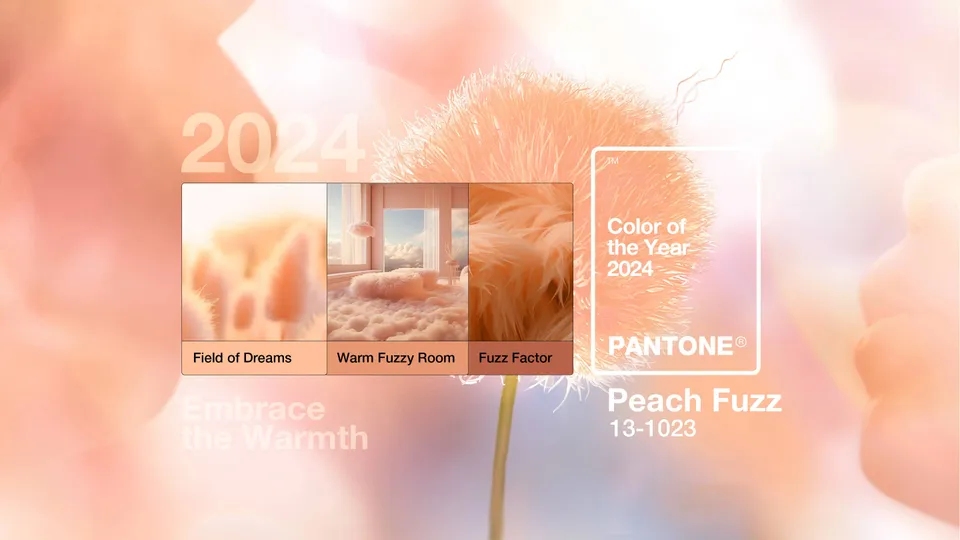Màu sắc của năm 2024: Peach Fuzz – Màu của sự gắn kết