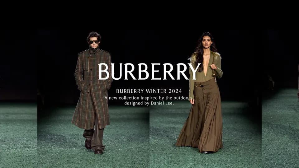 Burberry Thu Đông 2024: Khu rừng Anh Quốc sau đêm mưa