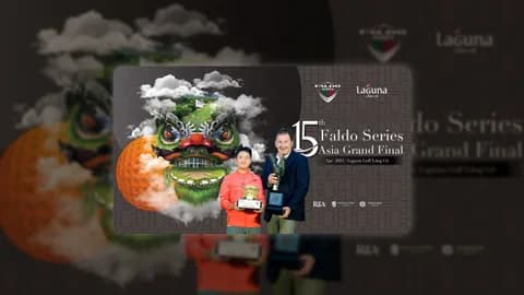 Vòng chung kết Faldo Series Asia 2024 quay trở lại Laguna Golf Lăng Cô