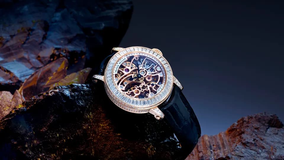 Franck Muller Round Skeleton Baguette 31: Vẻ đẹp thời thượng vĩnh cửu