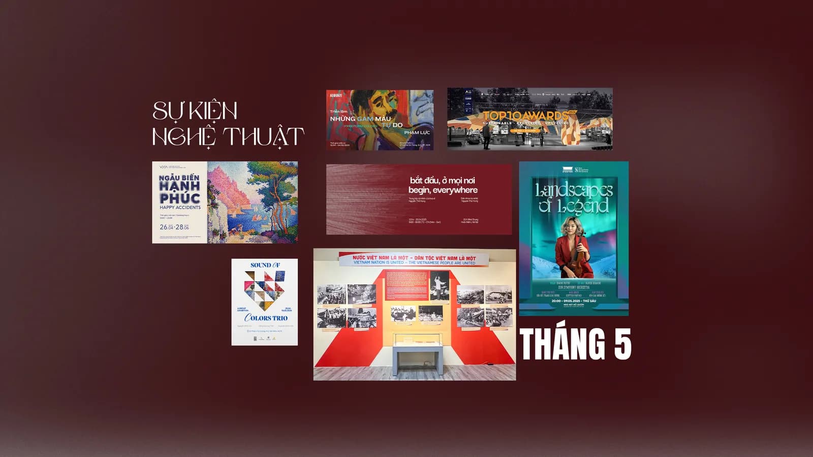 Những sự kiện văn hoá nghệ thuật không thể bỏ lỡ trong tháng 5