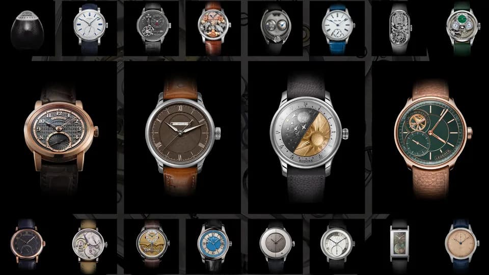 Top 20 chiếc đồng hồ vào bán kết Giải thưởng Sáng tạo Độc lập của Louis Vuitton