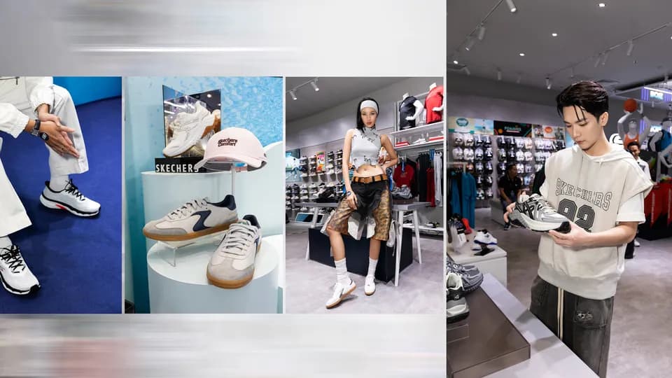 Skechers mở cửa hàng lớn nhất Việt Nam tại Crescent Mall